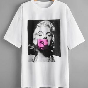 Oversize Marilyn Monroe 1XL T-shirt